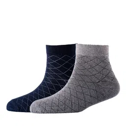 Cotstyle Men Pack Of 2 Patterned Cotton Ankle Length Socks-image-85