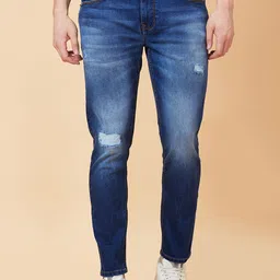 Being Human Men Mildly Distressed Heavy Fade Jeans-picture-17