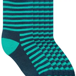 Heelium Kids Pack of 5 Printed Bamboo Anti-Odour Calf-Length Socks-image-47