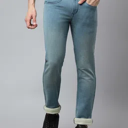 Richlook Men Blue Slim Fit Light Fade Stretchable Jeans-image-90