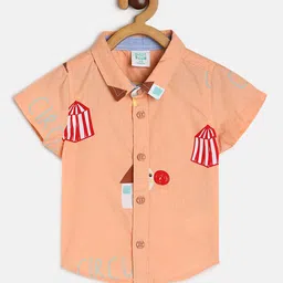 MINI KLUB Boys Printed Casual Cotton Shirt-image-48