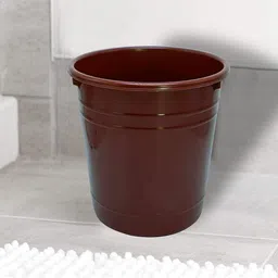 Kuber Industries Set Of 2 Brown Portable Garbage Basket 5 Ltr-21