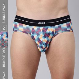 pivot Men Pack Of 2 Mid-Rise Assorted Basic Briefs-picture-17