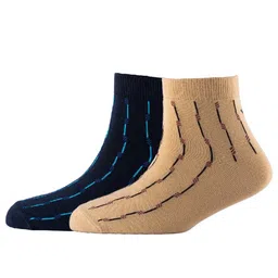 Cotstyle Men Pack Of 2 Patterned Cotton Ankle Length Socks-image-95