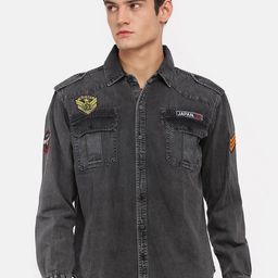 VOXATI Men Grey Standard Casual Shirt-image-59