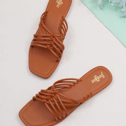 GLAMZKART Strappy Open Toe Flats-picture-45
