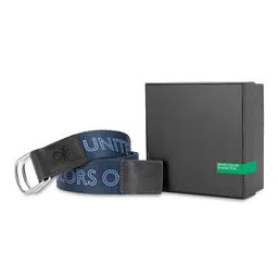 United Colors of Benetton Men Printed Leather Belt-image-66