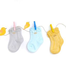 Yellow Bee Girls Pack Of 3 Printed Cotton Ankle-Length Socks-17
