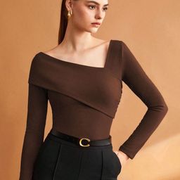 Kotty Women Sweetheart Neck Cotton Top-image-30