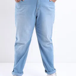 HIGHLANDER Men Plus Size Slim Fit Light Fade Stretchable Jeans-image-44
