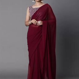 VILLAGIUS Pure Georgette Saree-picture-43