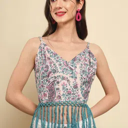 Trend Arrest Ethnic Motifs Print Top-picture-22