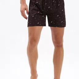 SHOWOFF Printed Cotton Slim-Fit Boxer 143-2_Purple-image-60