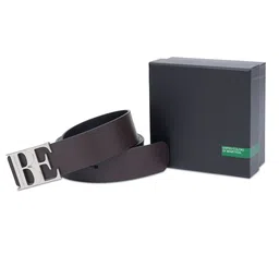 United Colors of Benetton Men Leather Reversible Formal Belt-image-75