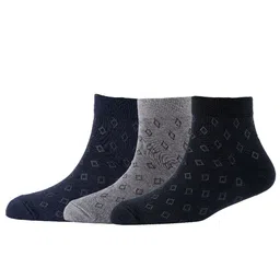 Cotstyle Men Pack Of 3 Patterned Ankle Length Socks-37