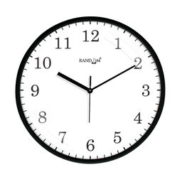 RANDOM White & Black Round Contemporary Wall Clock-picture-35