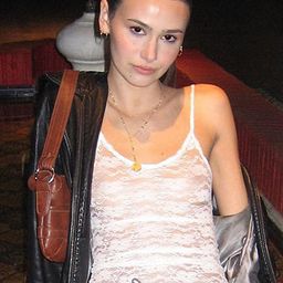 LULU & SKY Self Design Sheer Tank Crop Top-image-55