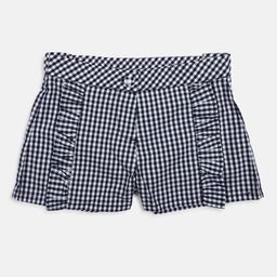 Chicco Girls Cotton Mid-Rise Checked Shorts-image-71