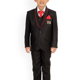 BAESD Boys Single Breasted 5Pieces Party Suits-image-98