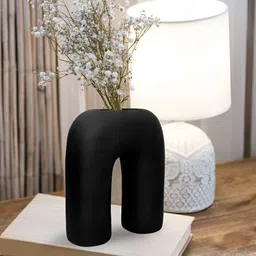 GW CREATIONS Black Contemporary Flower Vases-image-85