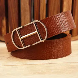 Kastner Men Textured Synthetic Leather Formal Belt-image-25