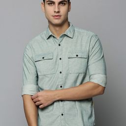 SHOWOFF Men Solid Comfort Casual Cotton Shirt-image-8
