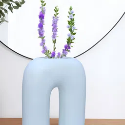 GW CREATIONS Blue Contemporary Flower Vases-image-102