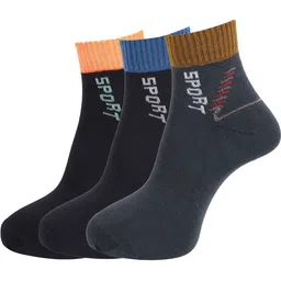 Dollar Socks Men Pack Of 3 Assorted Cotton Socks-picture-48