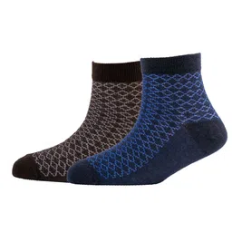 Cotstyle Men Pack Of 2 Patterned Cotton Ankle Length Socks-image-91