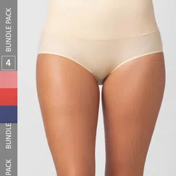 FashionRack Women Pack Of 4 Assorted Hipster Briefs-picture-45