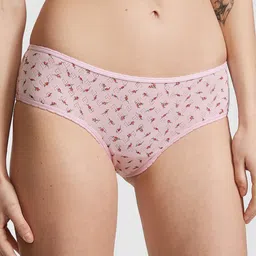 Victoria's Secret PINK Printed Pure Cotton Cheeky Basic Briefs-image-32