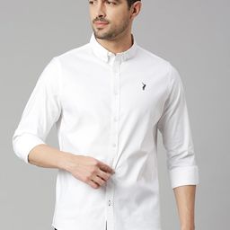 Thomas Scott Button Down Collar Slim Fit Cotton Casual Shirt-picture-5