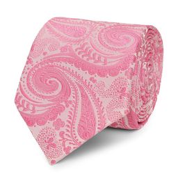 Tossido Men Pink Woven Design Broad Tie-image-95
