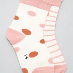 J Style Kids Pack of 2 Patterned Above Ankle Length Socks-12