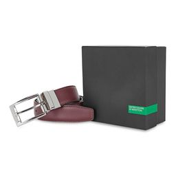United Colors of Benetton Men Leather Reversible Belt-image-29