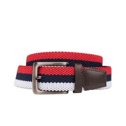 The Tie Hub Men Braided Stretchable Canvas Belt-image-45
