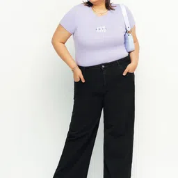 FREAKINS Women Plus Size High-Rise Wide Leg  Jeans-picture-29