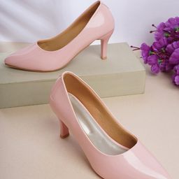 SAPATOS Pink Embellished Stiletto Pumps-17