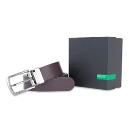 United Colors of Benetton Men Slim Reversible Leather Belt-picture-20