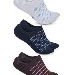 Dollar Socks Men Pack Of 3 Assorted Cotton Shoe Liner-picture-30