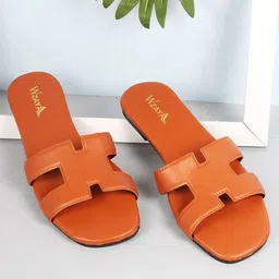 WZAYA Cut Out Detail Open Toe Flats-41