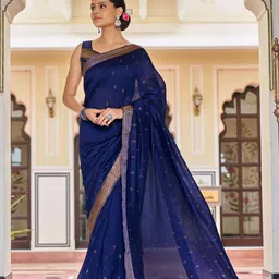Kalista Embellished Beads and Stones Saree-image-22
