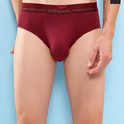HiFlyers Pack Of 2 Basic Briefs HF602_PO2_BLK-MRN_S-picture-51