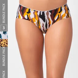 FashionRack Women Pack Of 3 Assorted Hipster Briefs-picture-22