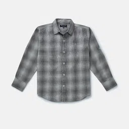Gini and Jony Boys Checked Cotton Casual Shirt-image-86