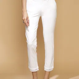 Lakshita Women Skinny Fit Mid-Rise Cotton Trousers-image-23