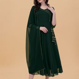 PMD Fashion Gotta Patti Georgette Anarkali Kurta-21