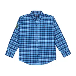 Gini and Jony Boys Checked Casual Cotton Shirt-image-21