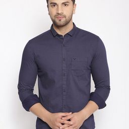 SHOWOFF Comfort Polka Dot Printed Cotton Casual Shirt-image-58