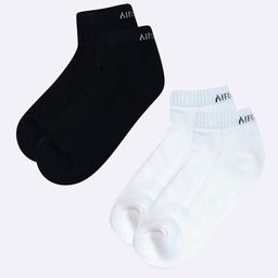 AIR GARB Pack Of 2 Pure Cotton Ankle-Length Socks-image-34